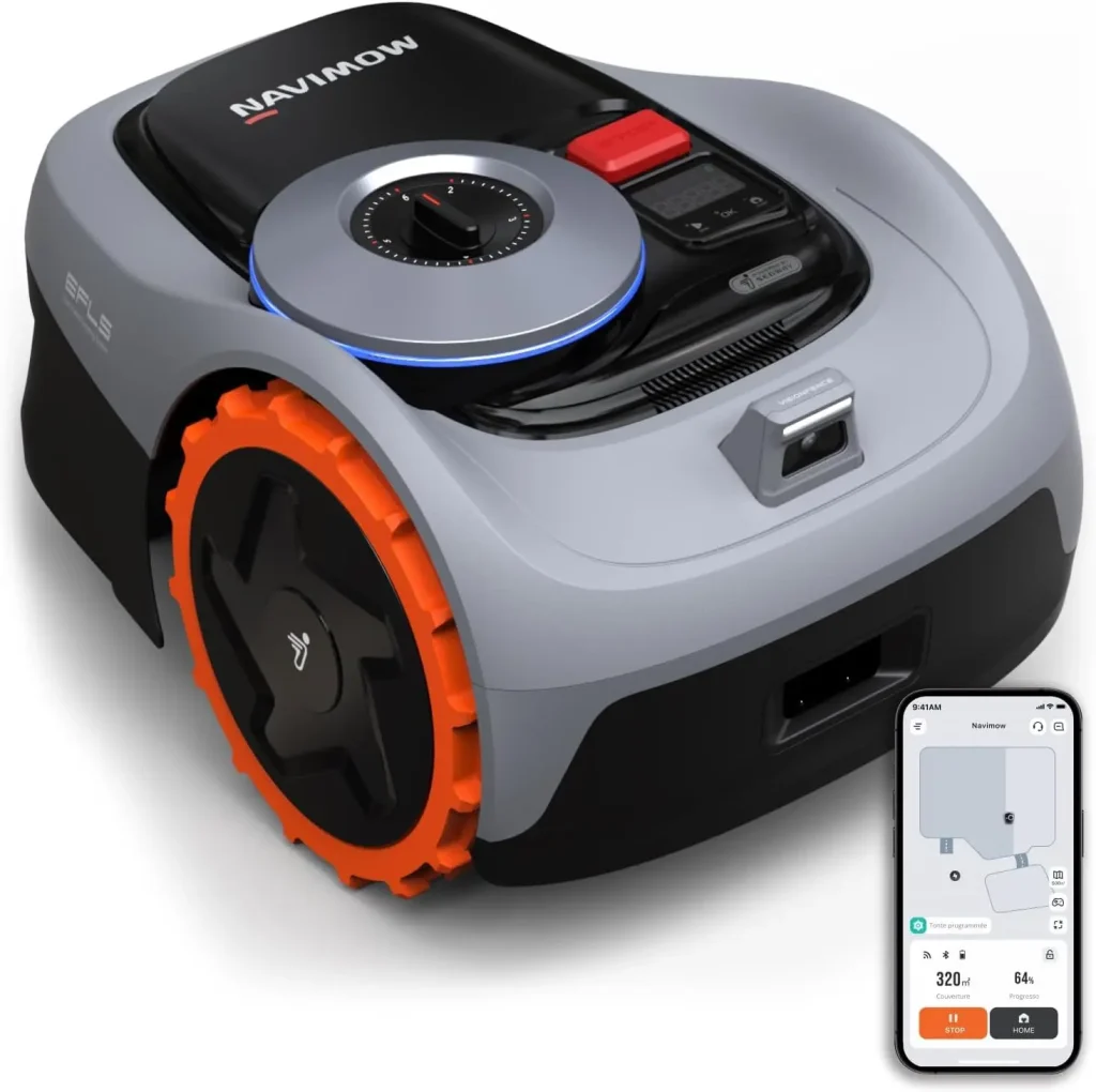 présentation Navimow i105E Robot Tondeuse sans Fil périphérique